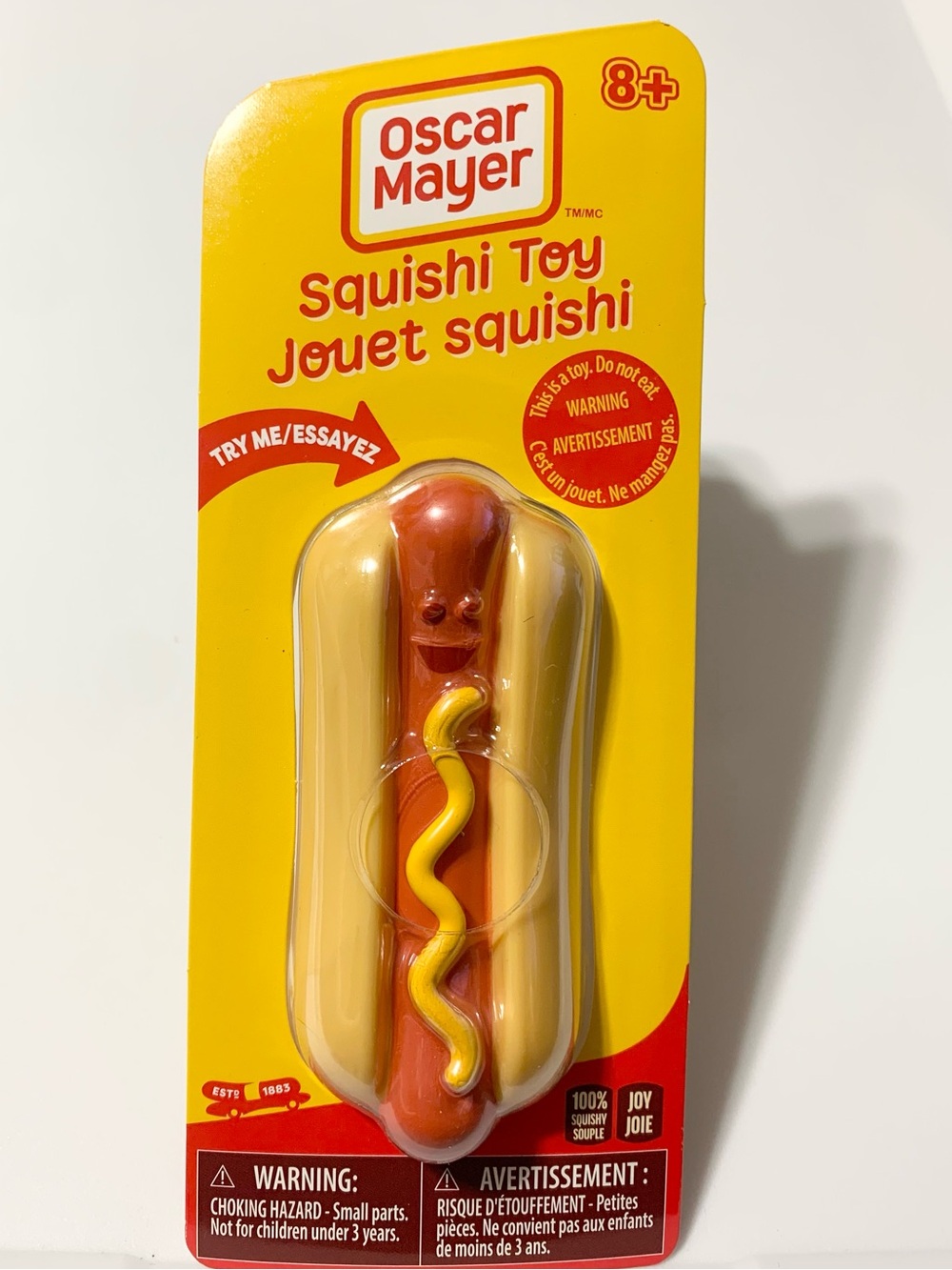 Oscar Mayer Hot Dog Squishi Toy NEW Squishy